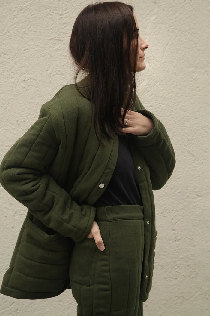 Kordal Sawyer Quilted Jacket Caper — O O L O O P